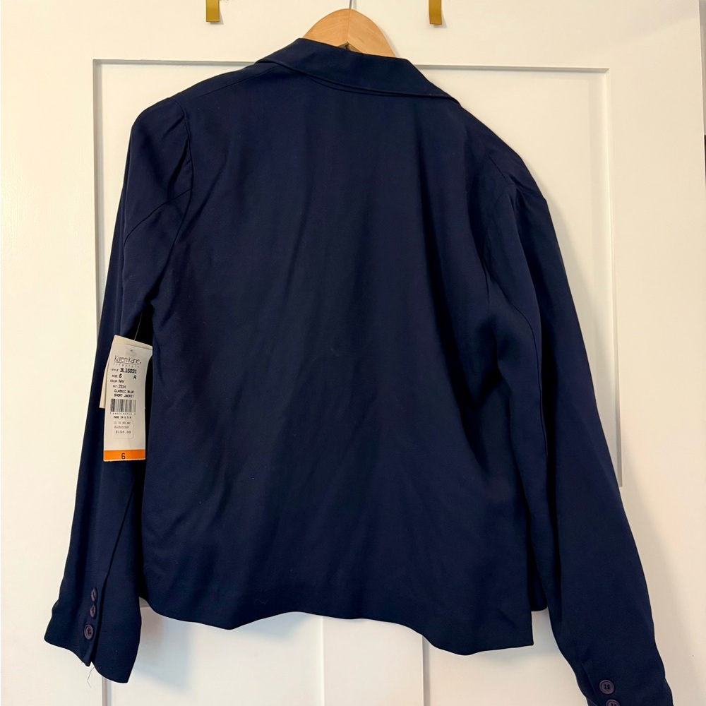 Vintage Deadstock Karen Kane Classic Blue Short Jacket - Picture 10 of 11